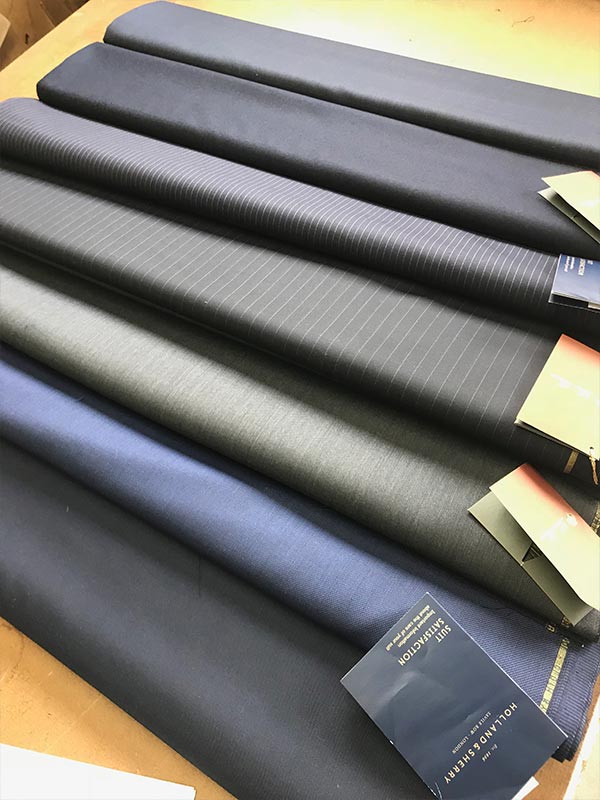 Steel and May Cloth and Fabric for Bespoke Suits and Jackets