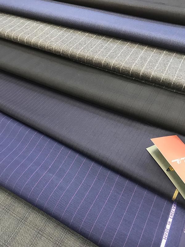 Steel and May Cloth and Fabric for Bespoke Suits and Jackets